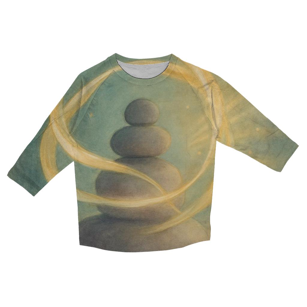 Luminous Embrace fashion 3/4 sleeve shirts