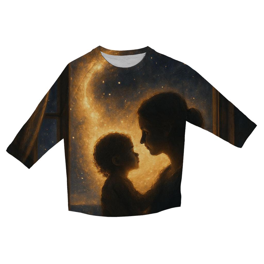 Starlit Cradle The Beacon Of Her Love designer 3/4 sleeve blouses