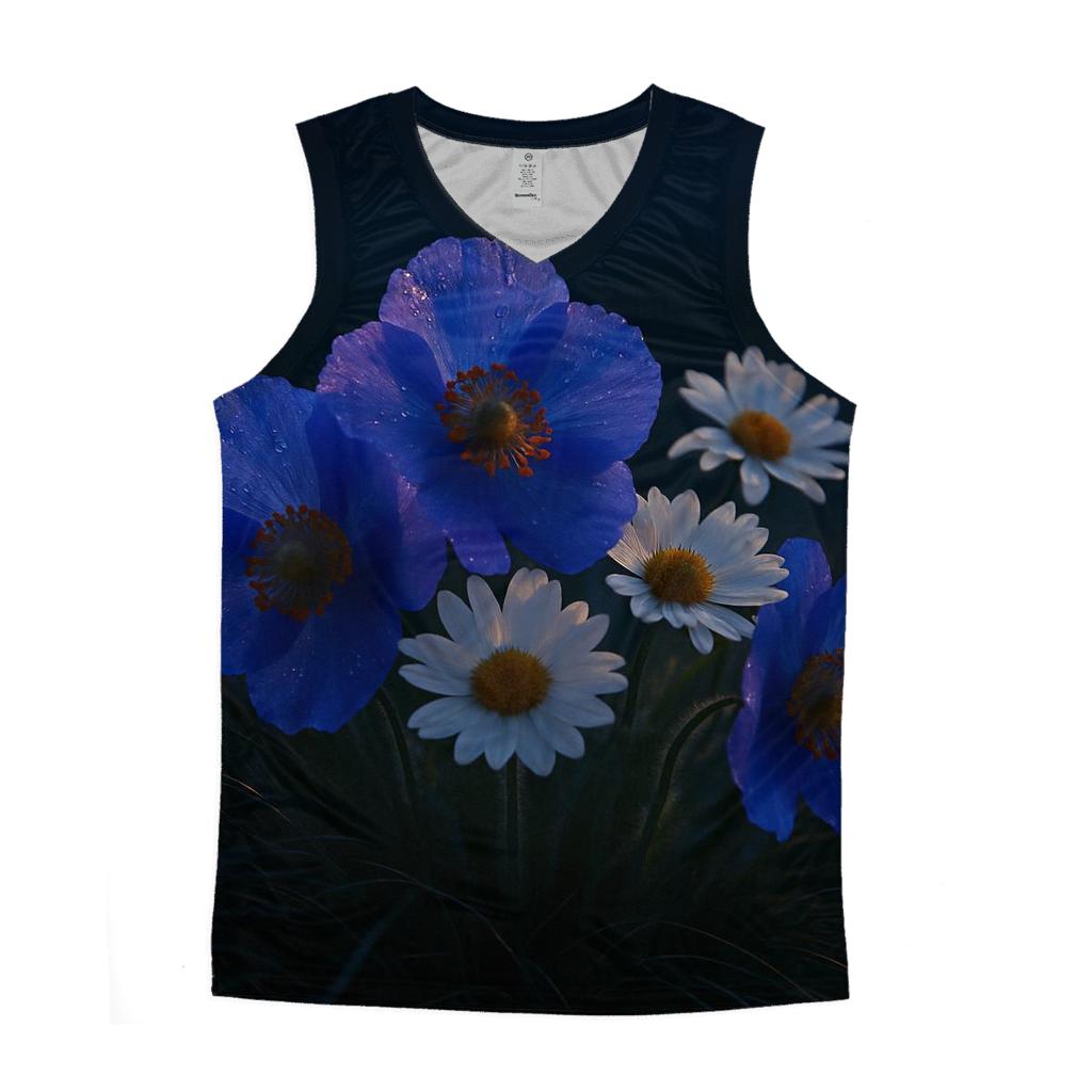 Midnight Meadow Crown custom tank tops