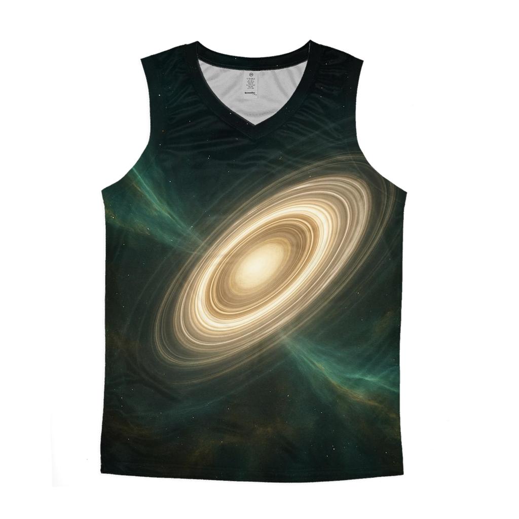 Auroral Accretion Halo personalized athletic tanks