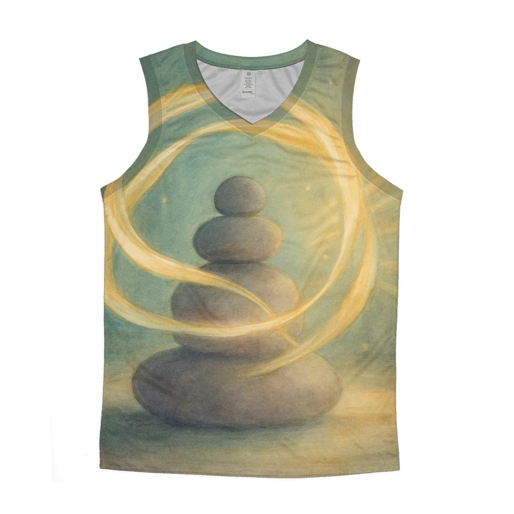 Luminous Embrace personalized athletic tanks