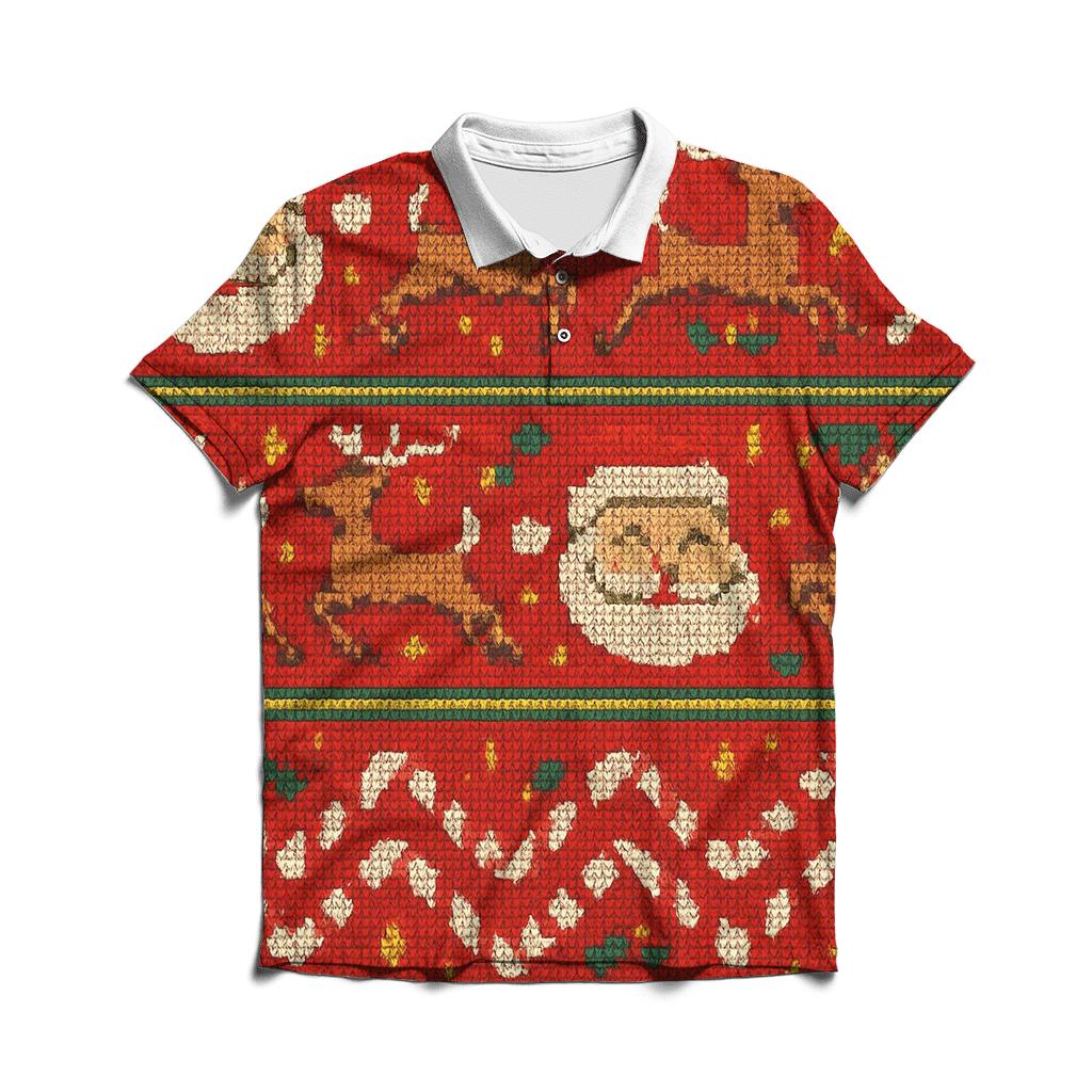 Tacky Tinsel Carousel Design personalized polo shirts