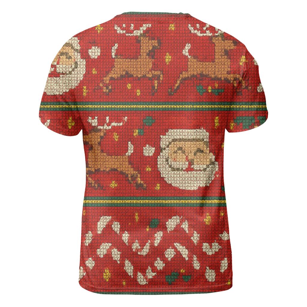 Tacky Tinsel Carousel Design trendy printed shirt styles