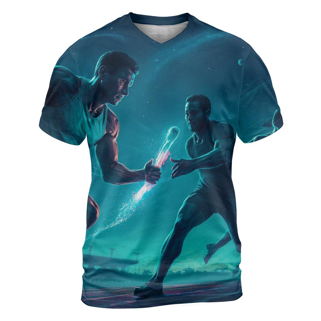 Solar Sprint Relay trendy printed shirt styles