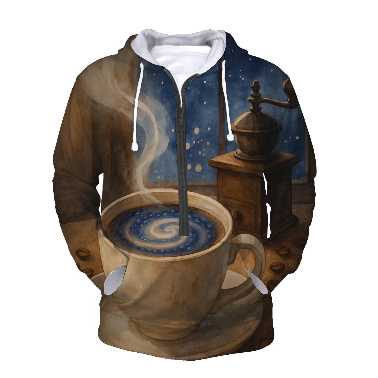 Nebula Brew Scene embroidered hoodies