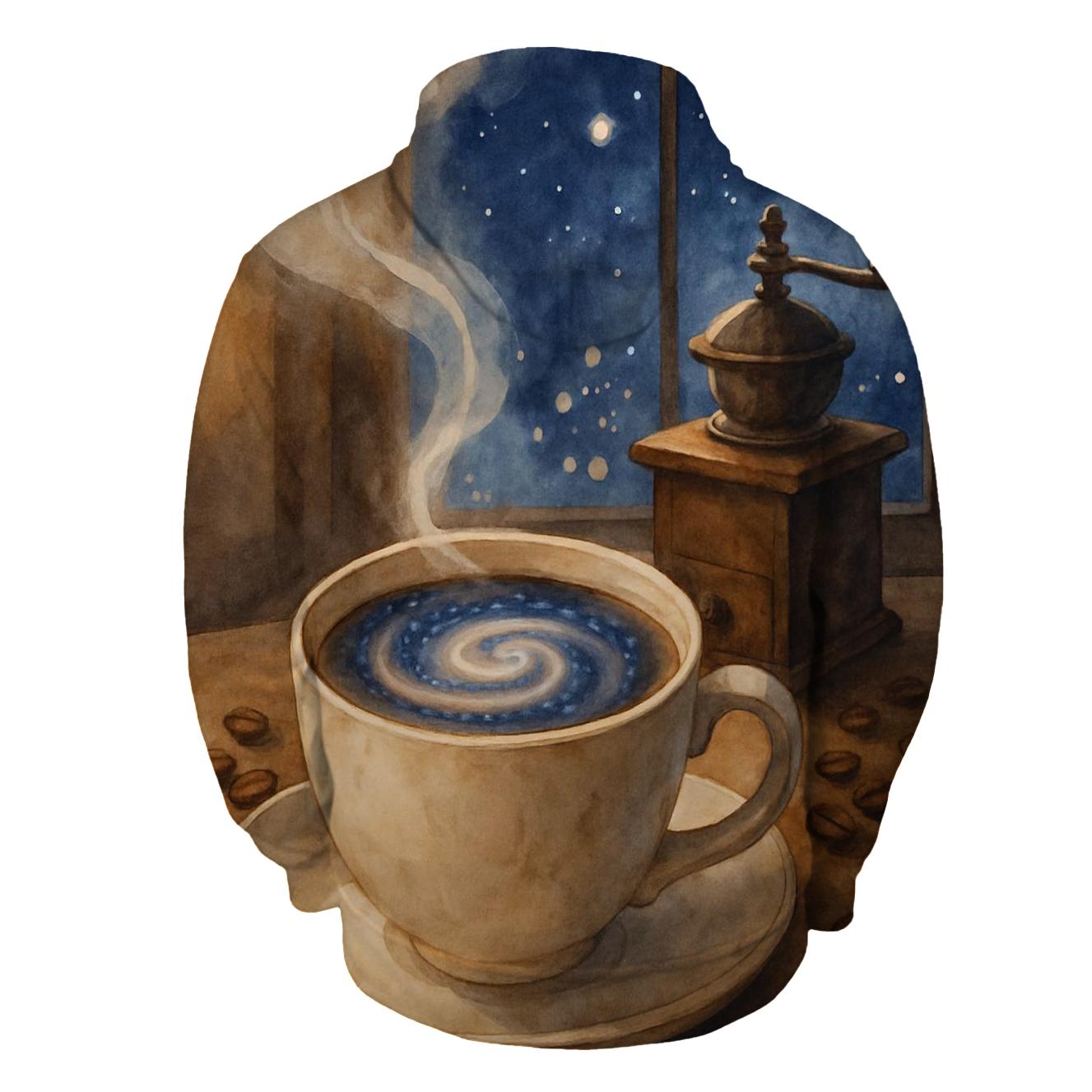 Nebula Brew Scene embroidered hoodies