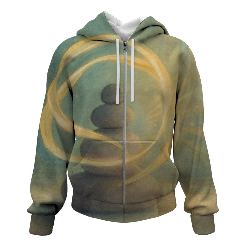Luminous Embrace custom hoodies