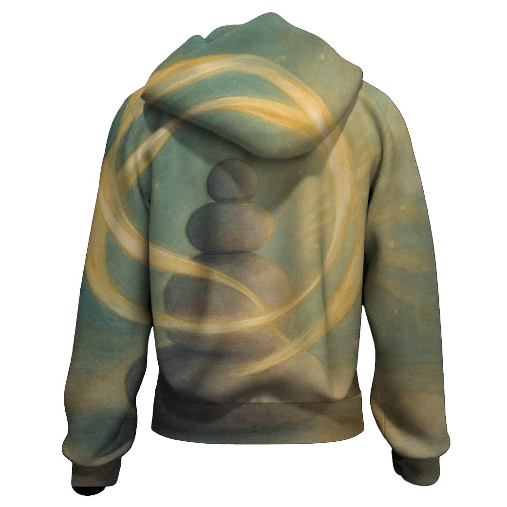 Luminous Embrace custom hoodies