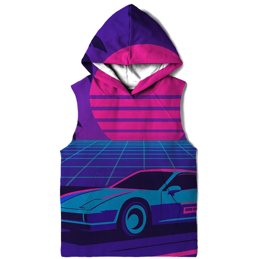 Neon Skyline Mirage pullover hoodies