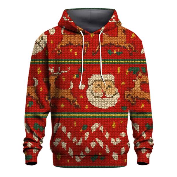 Tacky Tinsel Carousel Design heavyweight hoodies