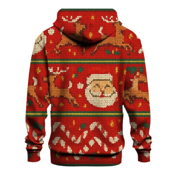 Tacky Tinsel Carousel Design heavyweight hoodies