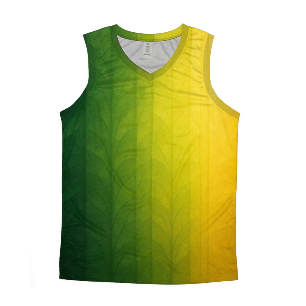 Forest Canopy Fade personalized athletic tanks