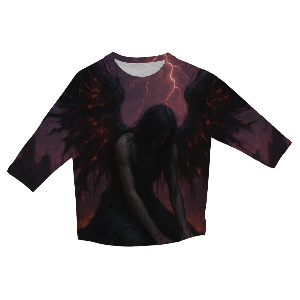 Fallen Angel Of Ashen Wings trendy 3/4 sleeve tops