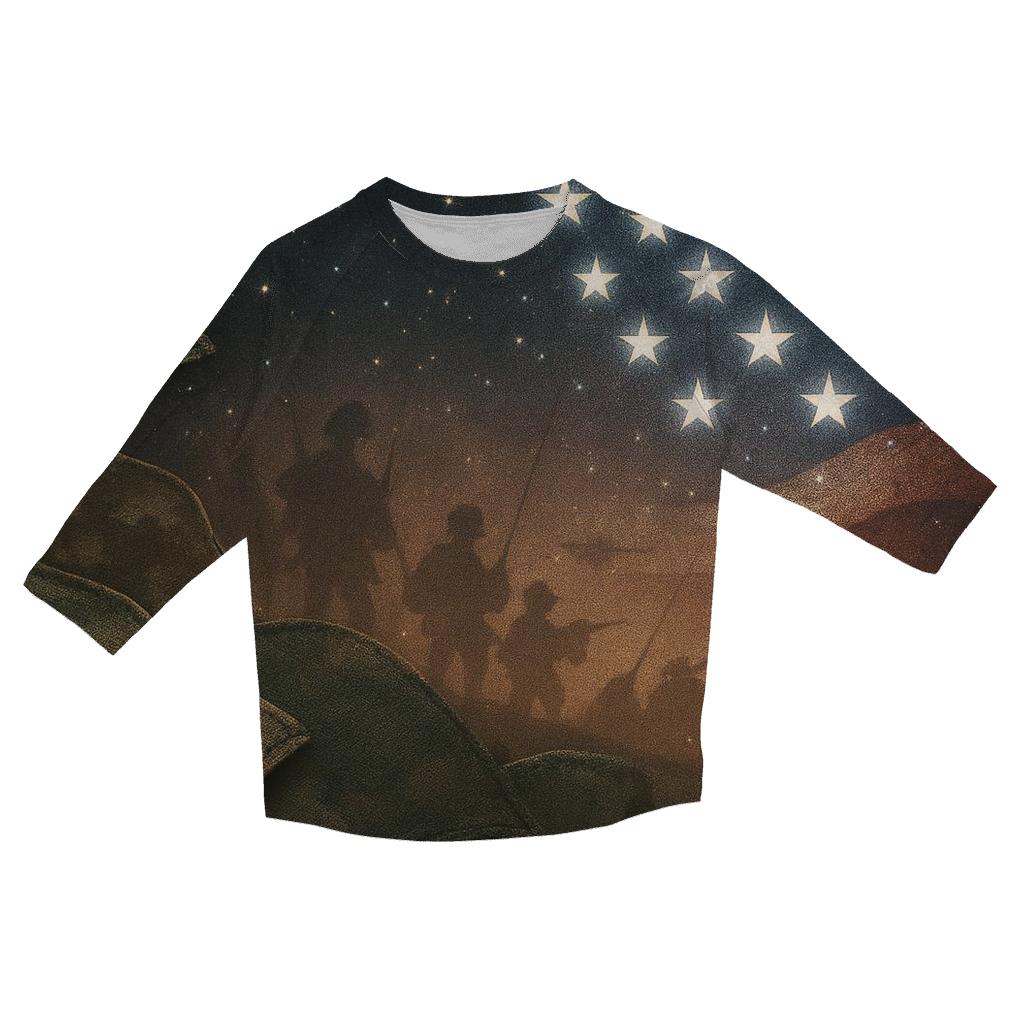Camouflage Constellation personalized 3/4 sleeve tees