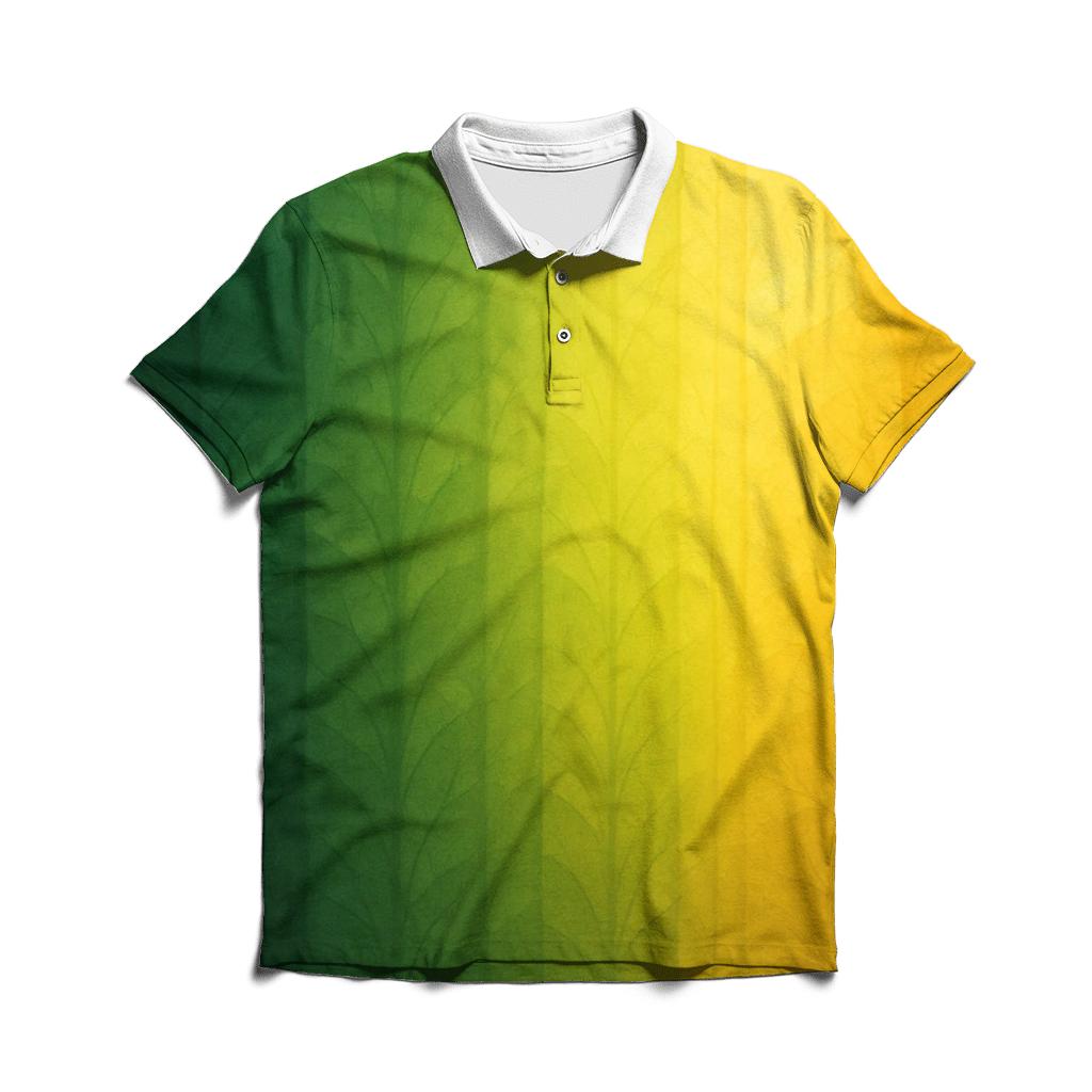 Forest Canopy Fade personalized polo shirts