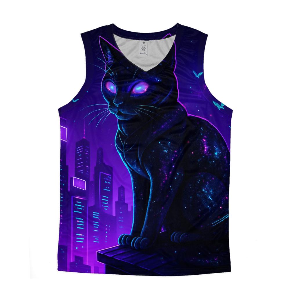 Nebula Nightwatcher Cat custom tank tops