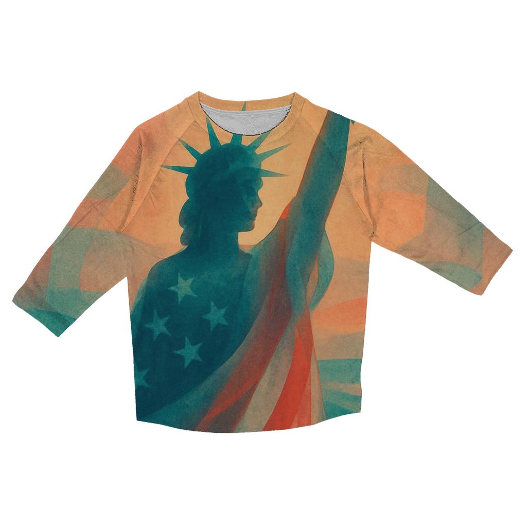 Statue Light Drapery cotton quarter sleeve shirts