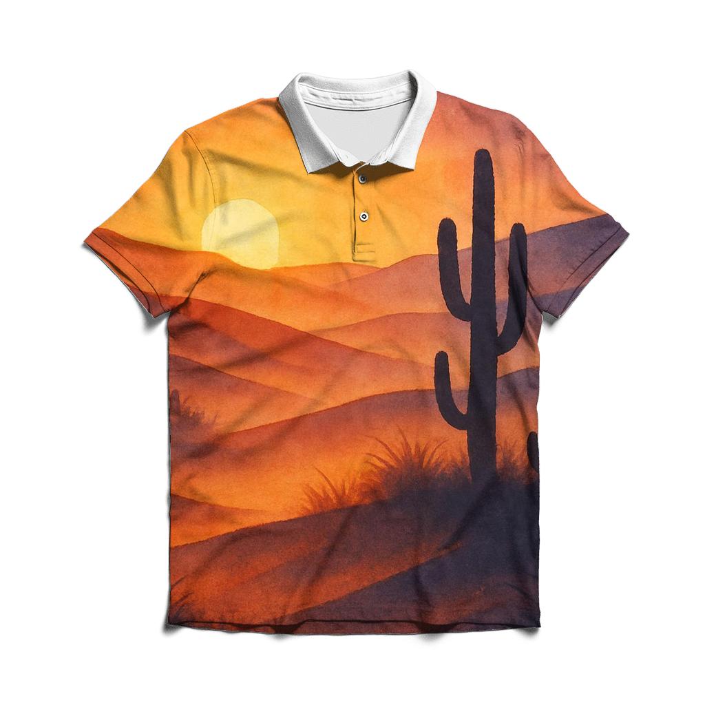 Amber Dune Afterglow casual sports polo shirts