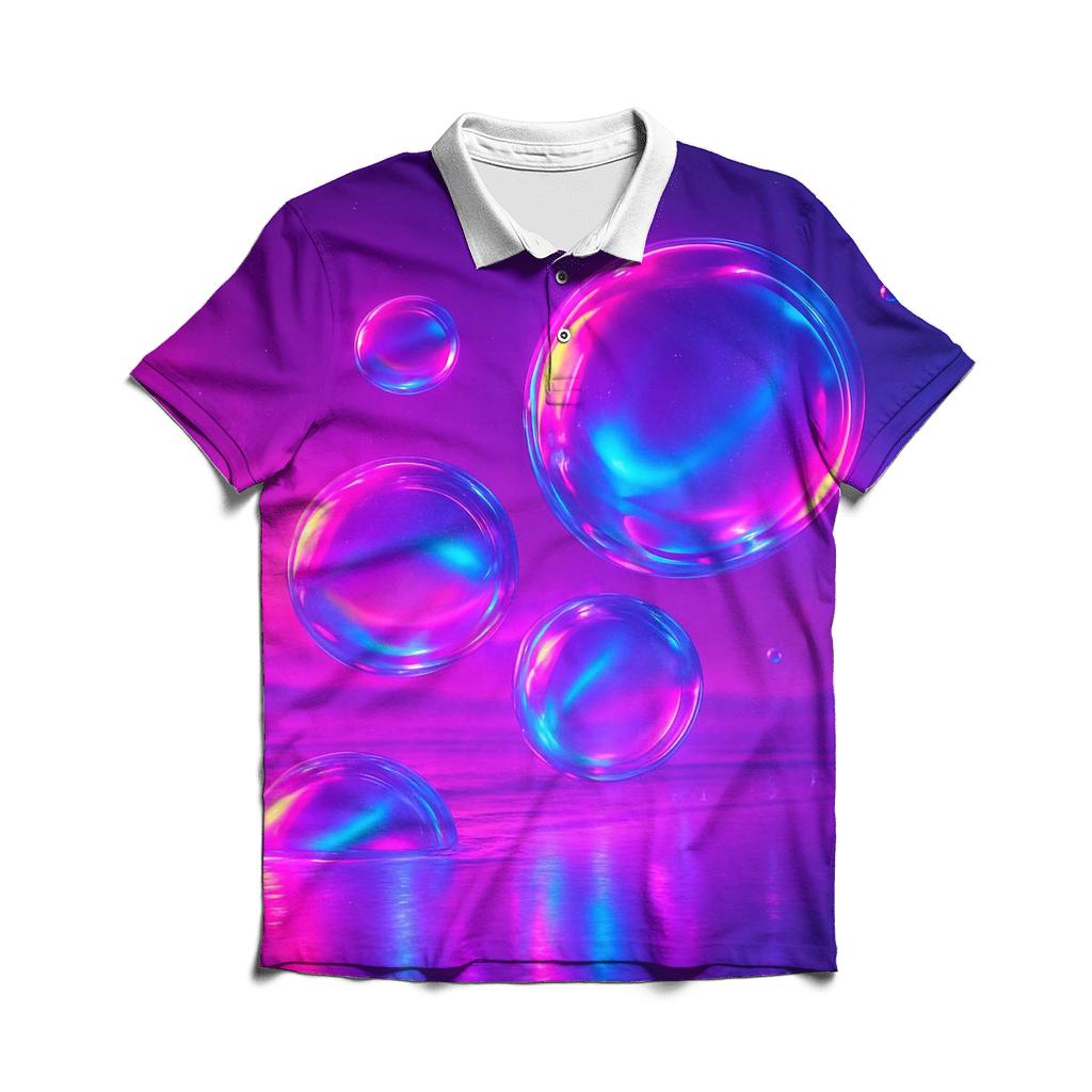 Neon Orb Tide stylish collar polo tees