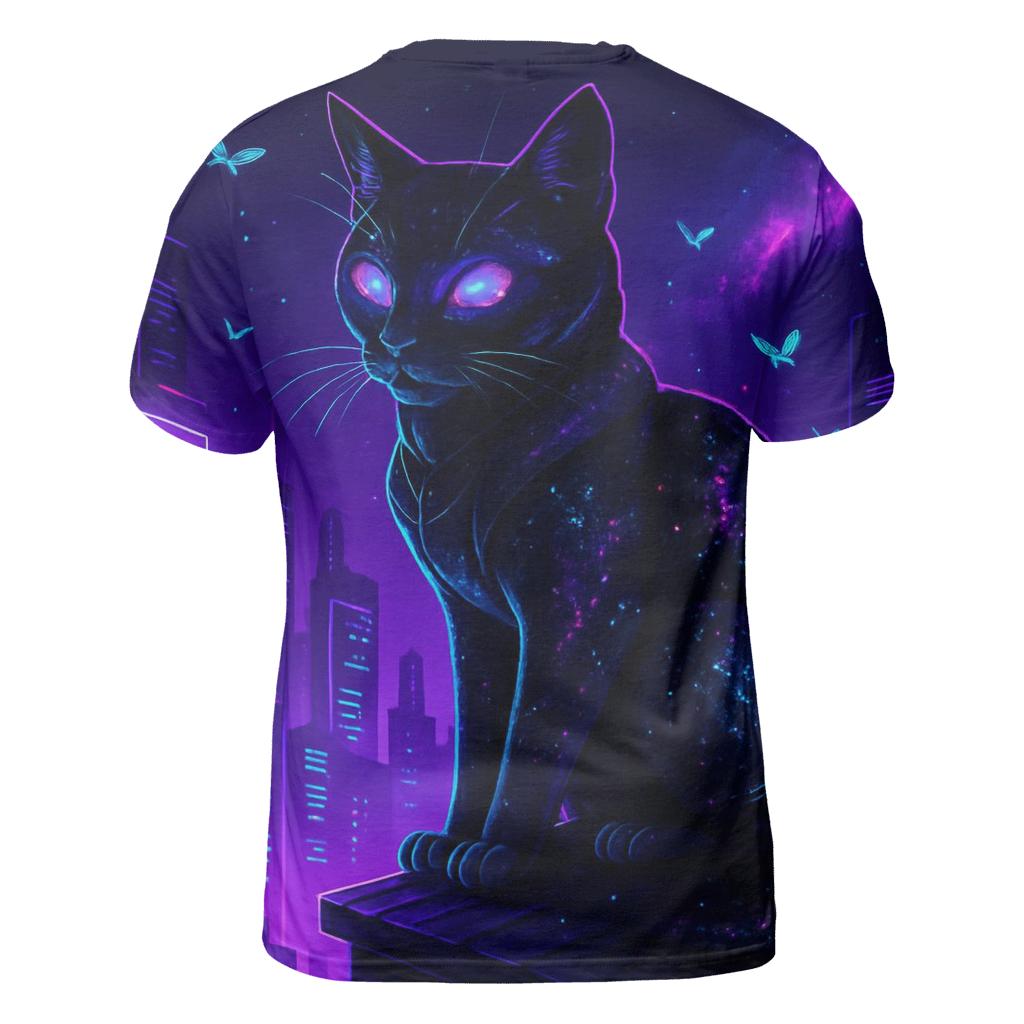 Nebula Nightwatcher Cat designer pattern shirts