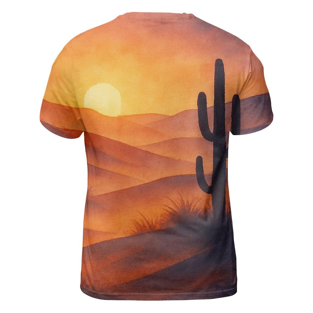 Amber Dune Afterglow creative print fashion shirts