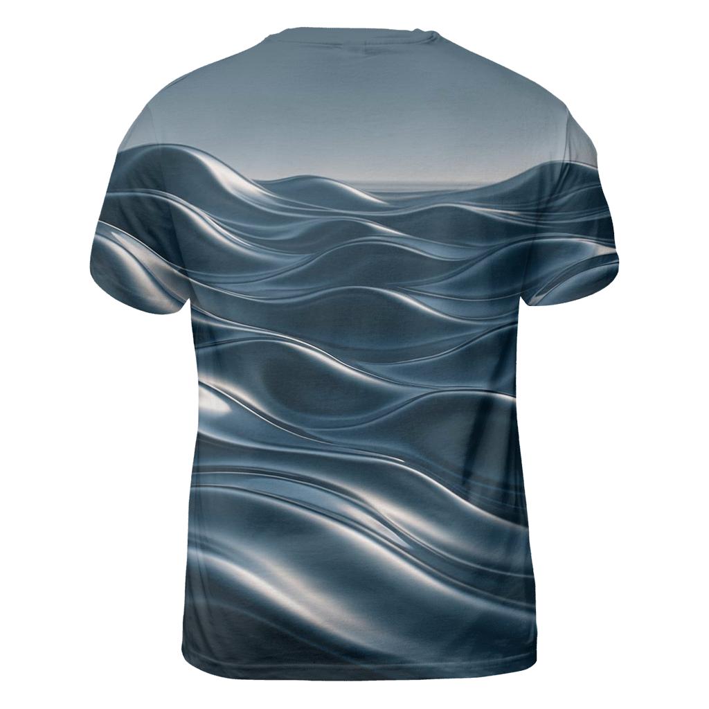 Liquid Metal Dunes trendy printed shirt styles