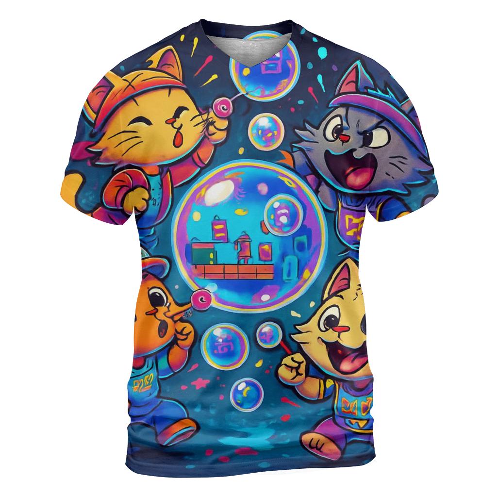 Bubble Arcade Alley Kittens personalized full print shirts