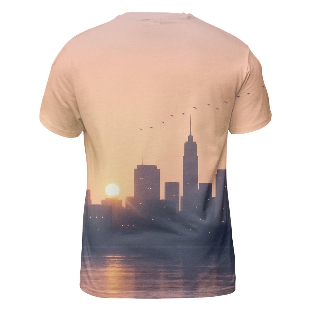 Lavender City Lullaby unique graphic print tees