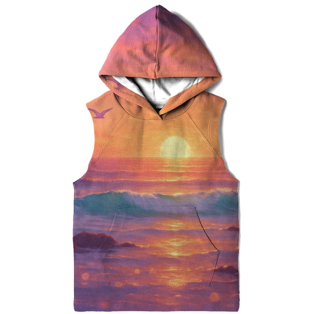 Coral Tide Horizon premium hoodies