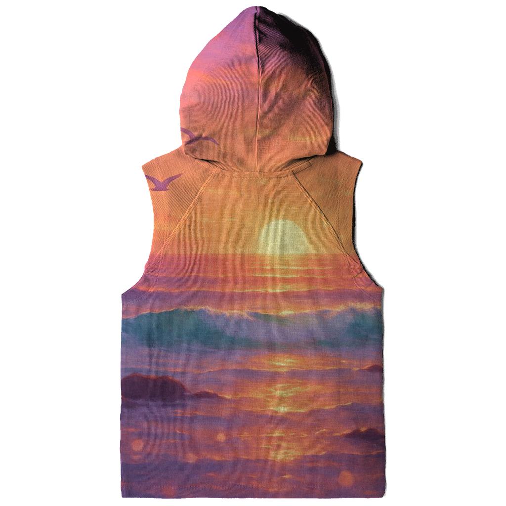 Coral Tide Horizon premium hoodies