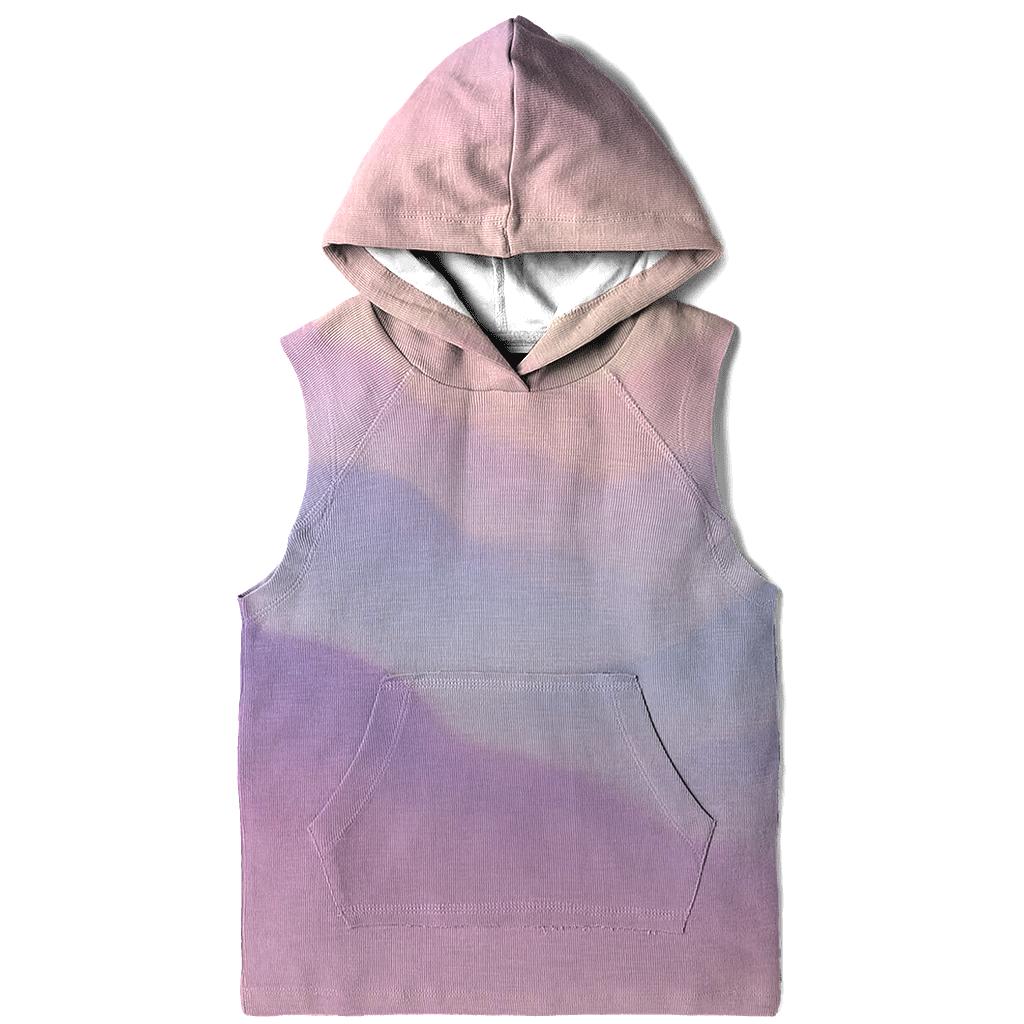 Pastel Mist Mountains graphic hoodies