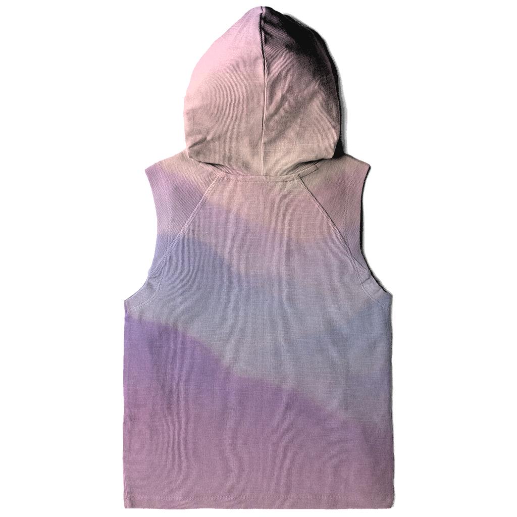 Pastel Mist Mountains graphic hoodies
