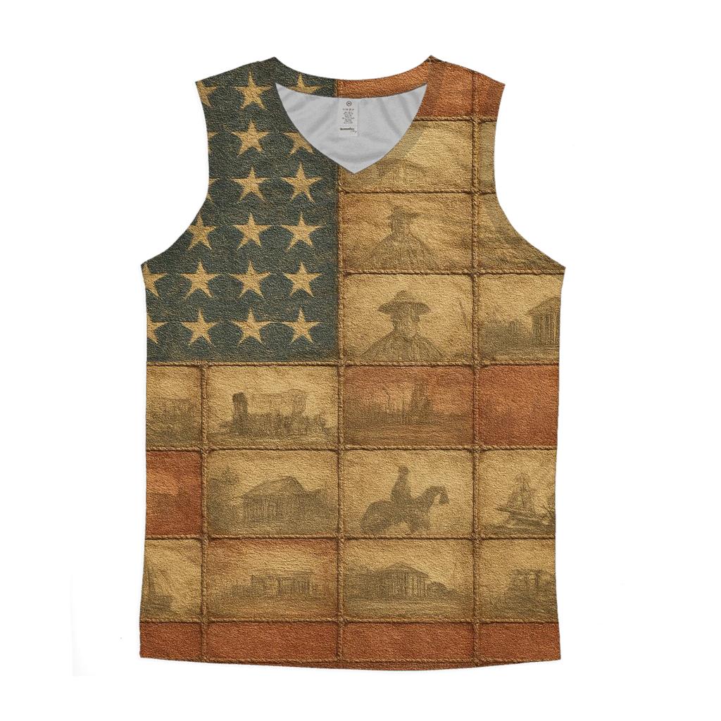 Heritage Thread Mosaic trendy fitted tank tops