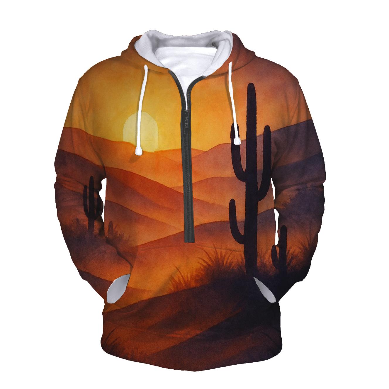 Amber Dune Afterglow printed hoodies