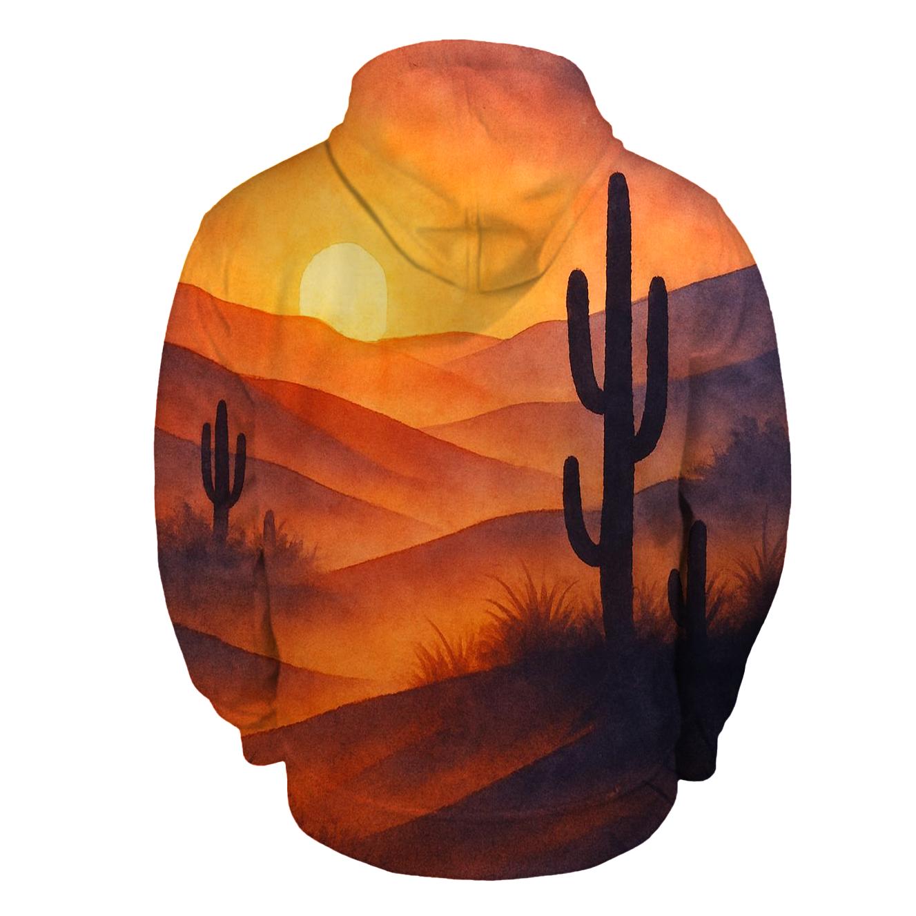 Amber Dune Afterglow printed hoodies