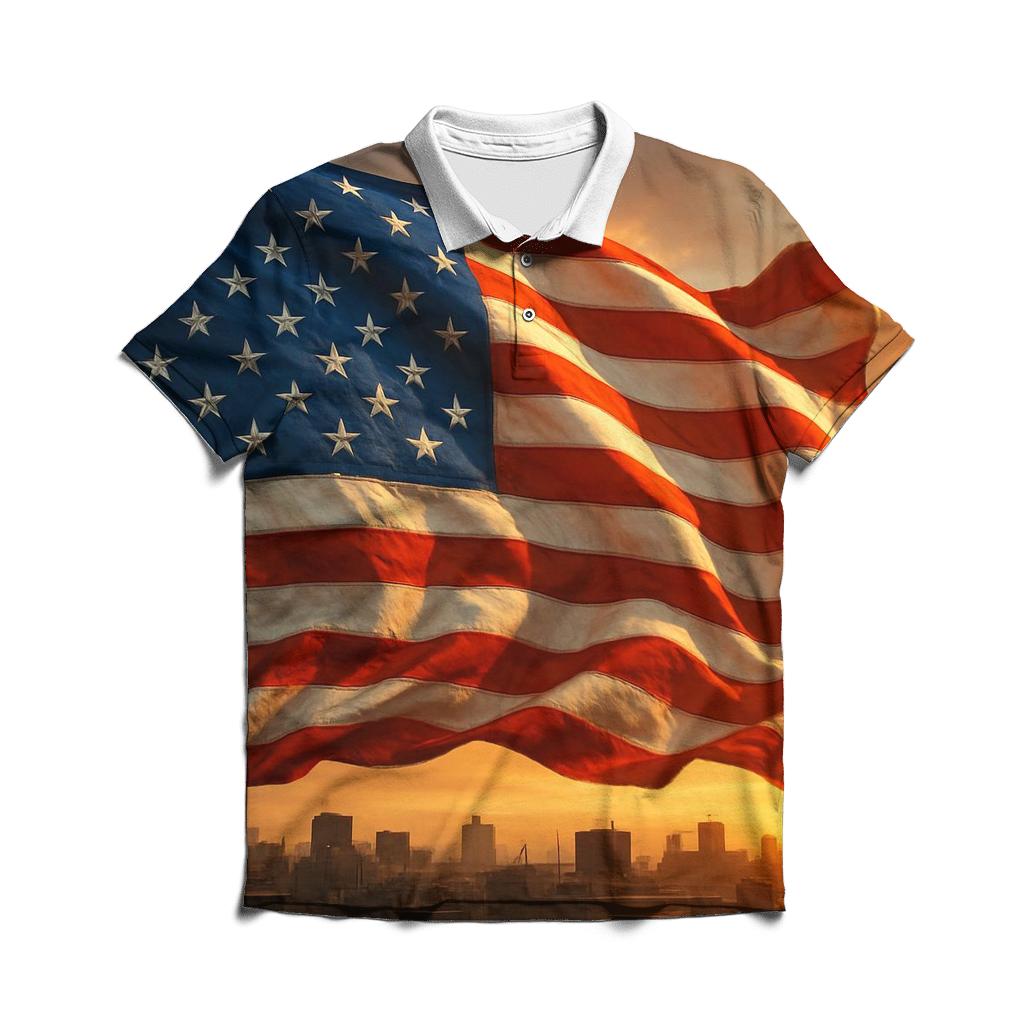 Liberty Fabric Surge casual sports polo shirts