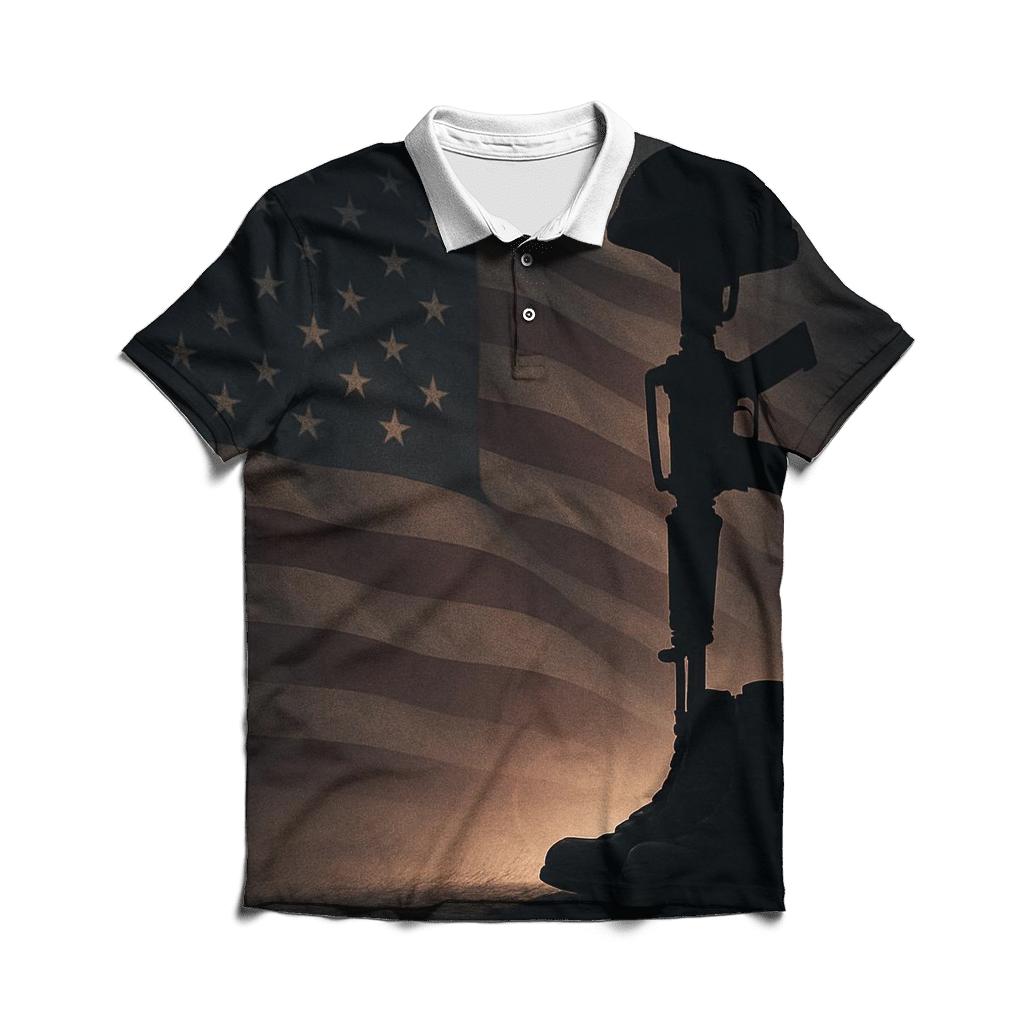 Boots At Twilight designer slim fit polos