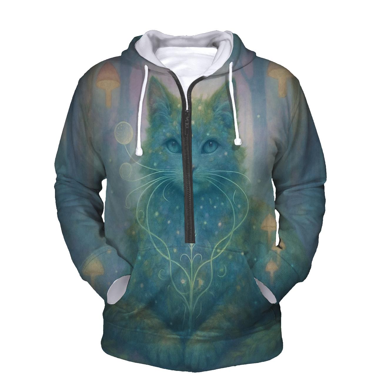 Dreamweaver Forest Spirit Cat hoodie designs