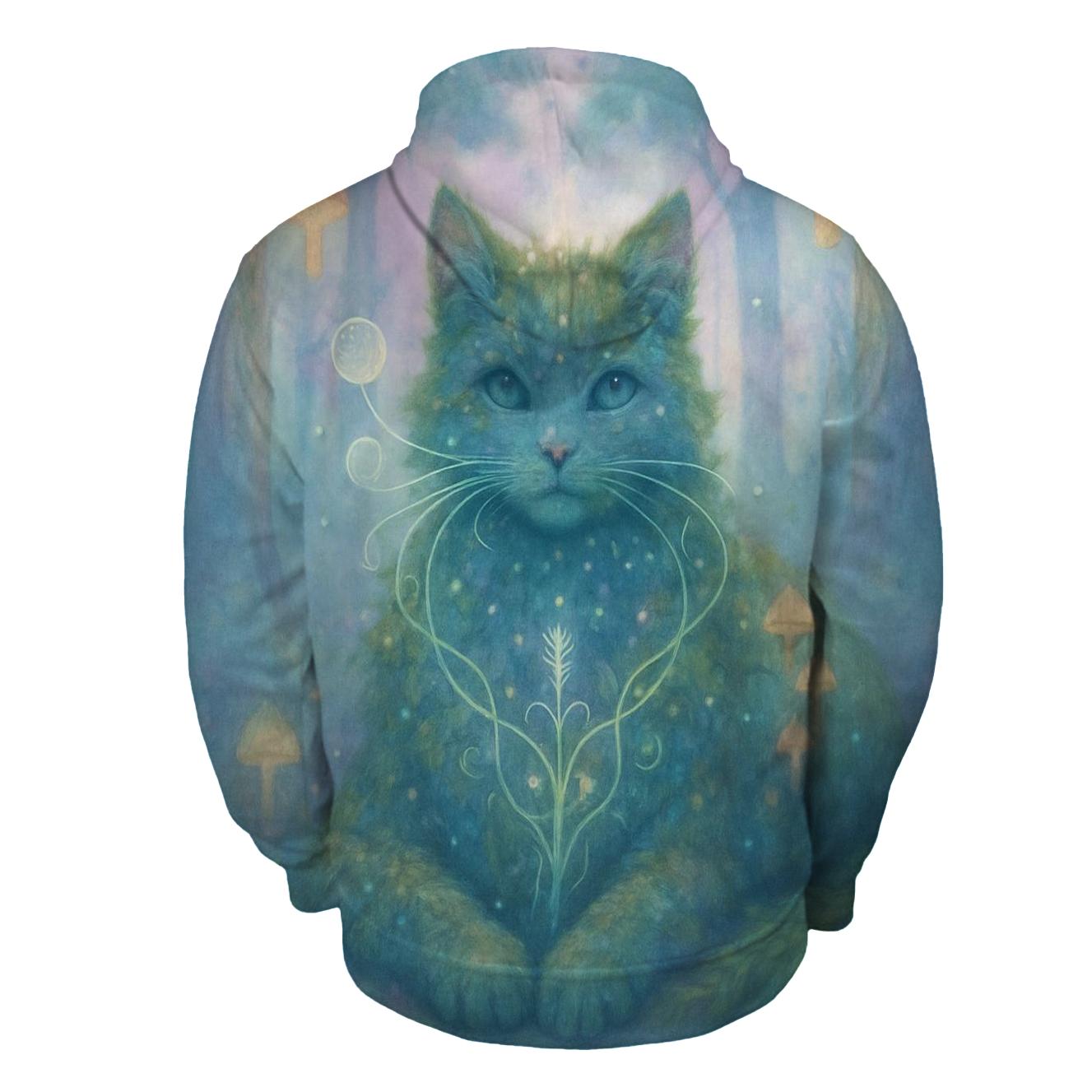 Dreamweaver Forest Spirit Cat hoodie designs