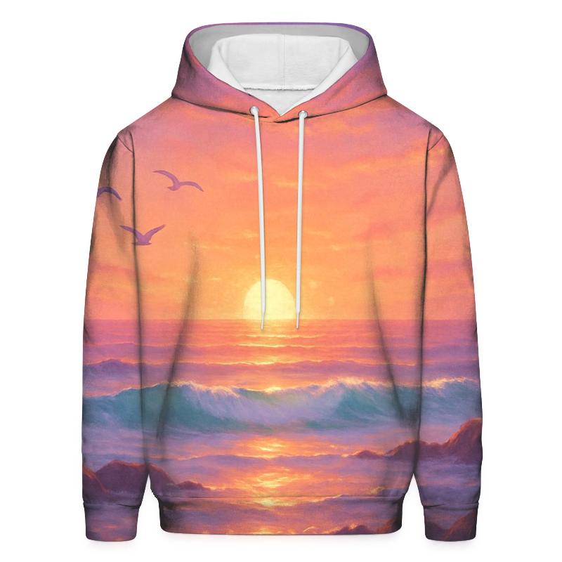 Coral Tide Horizon lightweight hoodies