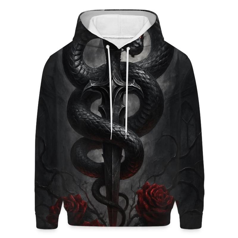 Serpent Dagger Of The Black Chapel embroidered hoodies