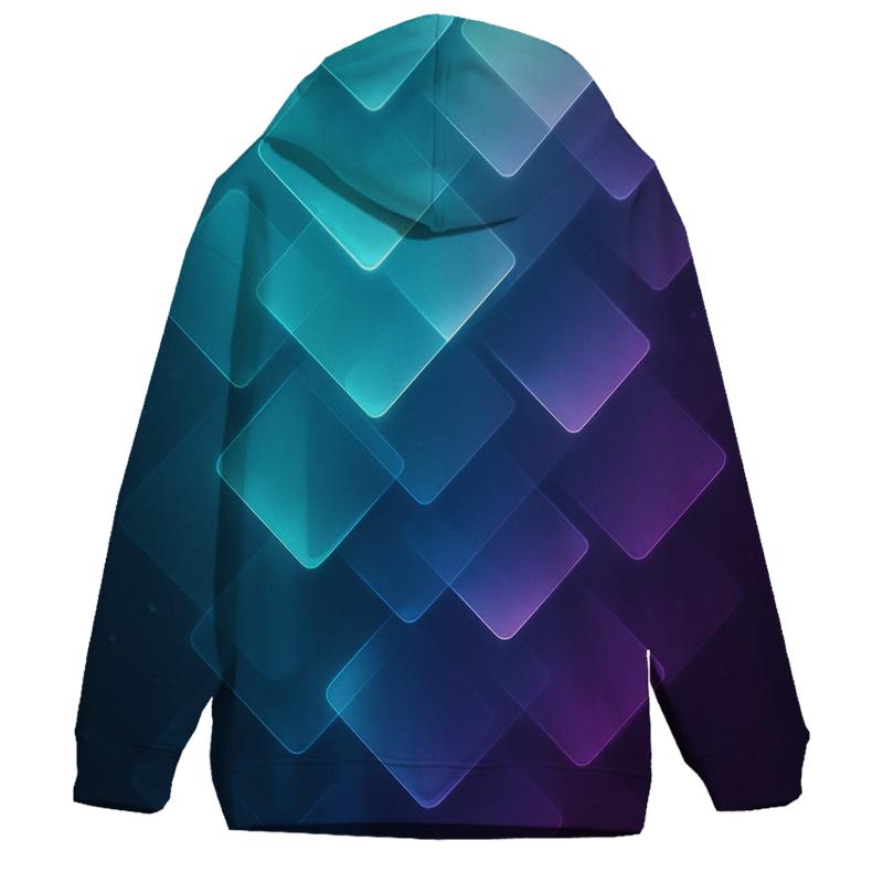 Chromatic Geo Cascade hoodies fashion