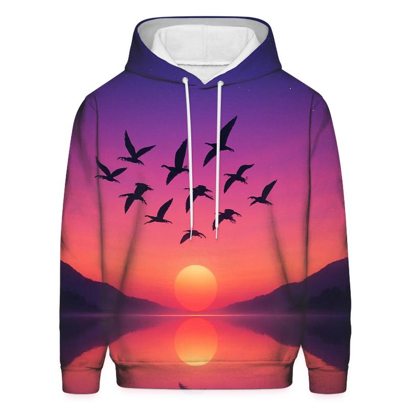 Twilight Mirror Flight printed hoodies