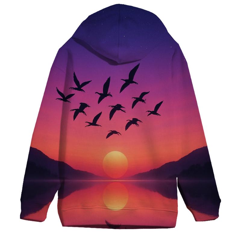 Twilight Mirror Flight printed hoodies