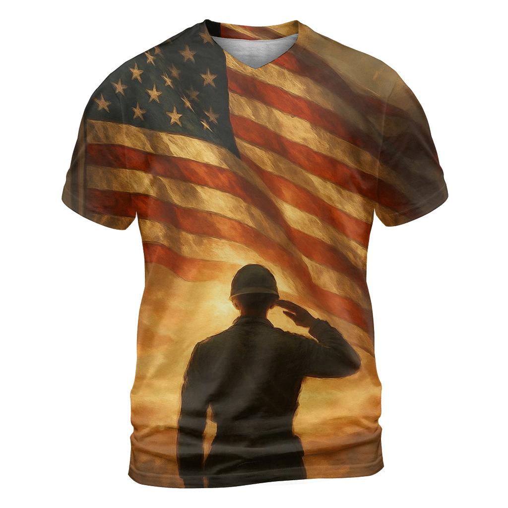 Dawn Sentinel Flag designer pattern shirts