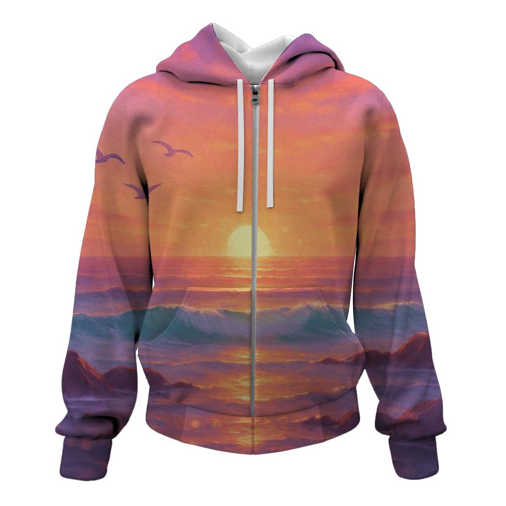 Coral Tide Horizon designer hoodies