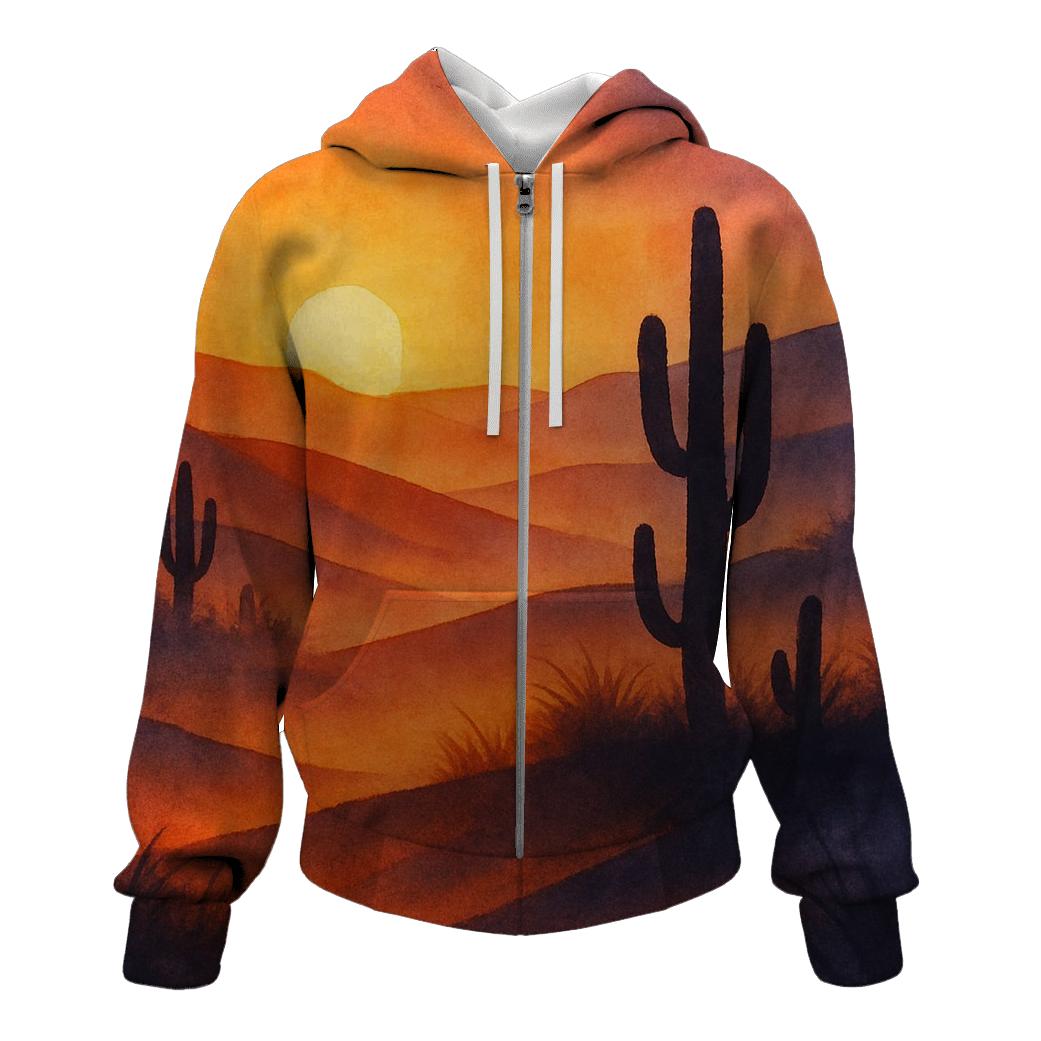 Amber Dune Afterglow graphic hoodies