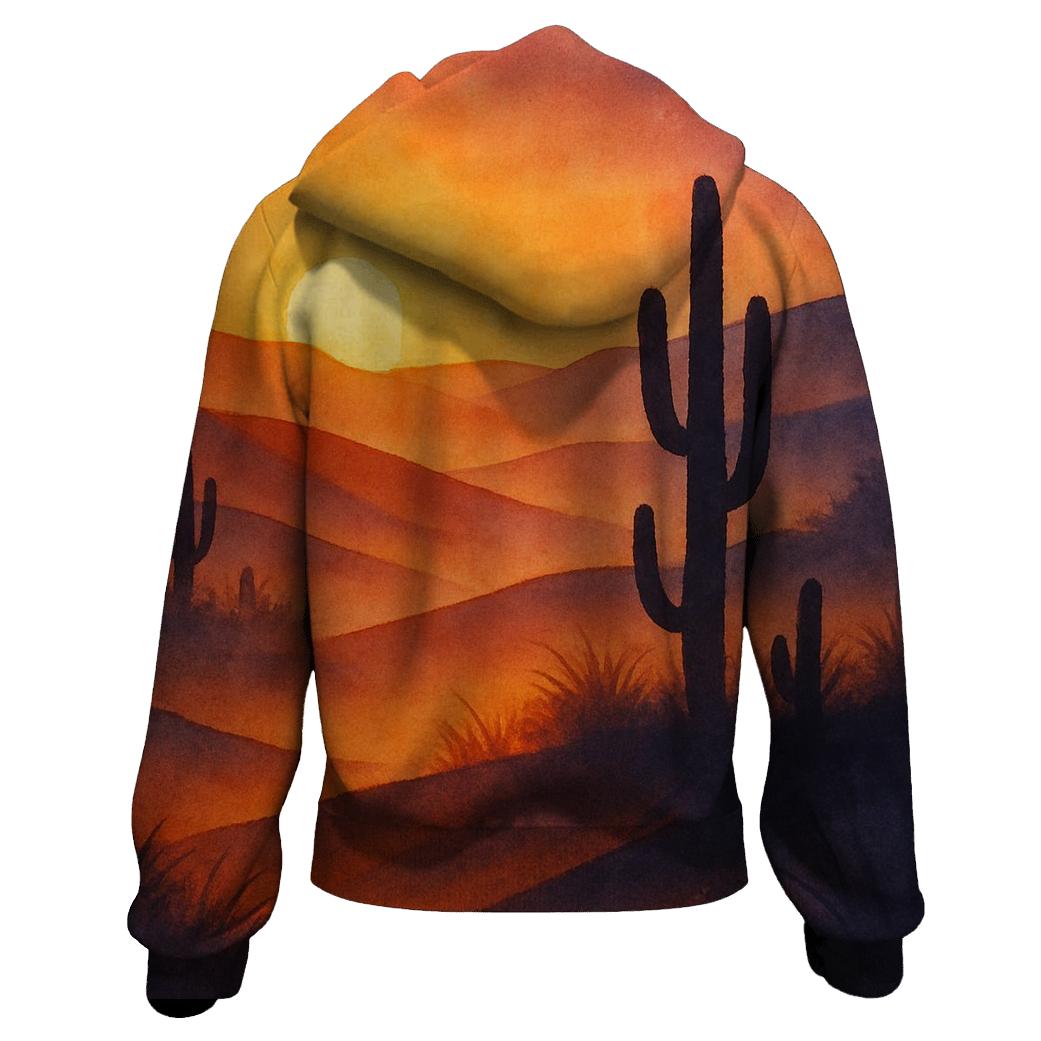 Amber Dune Afterglow graphic hoodies