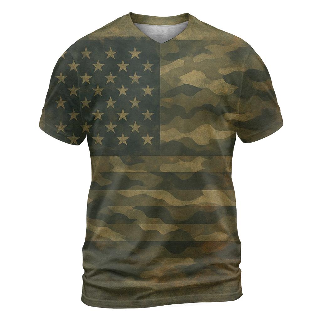 Camouflage Stars Embrace designer pattern shirts