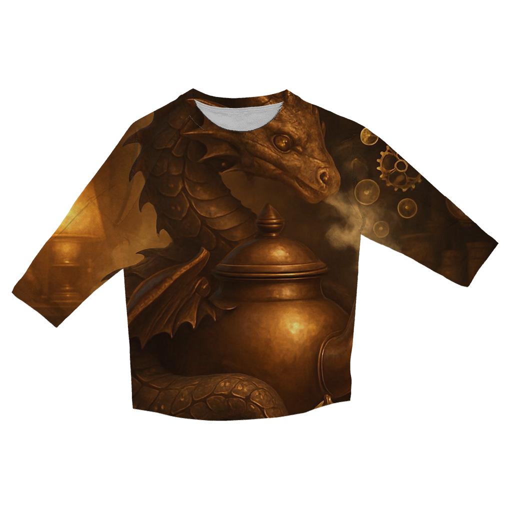 Clockwork Tea Dragon fashion 3/4 sleeve shirts